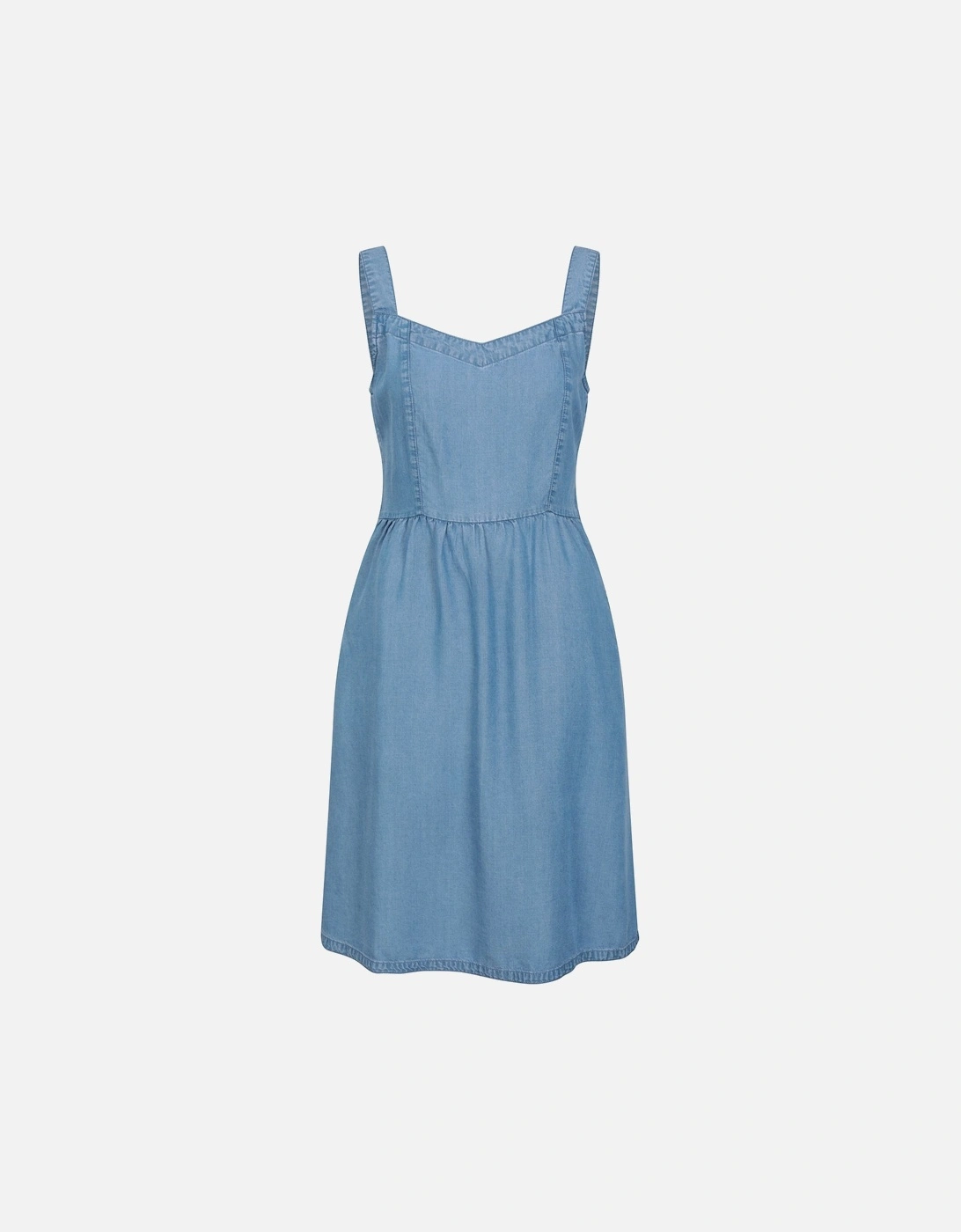 Womens/Ladies Summer Time Chambray Midi Dress, 5 of 4