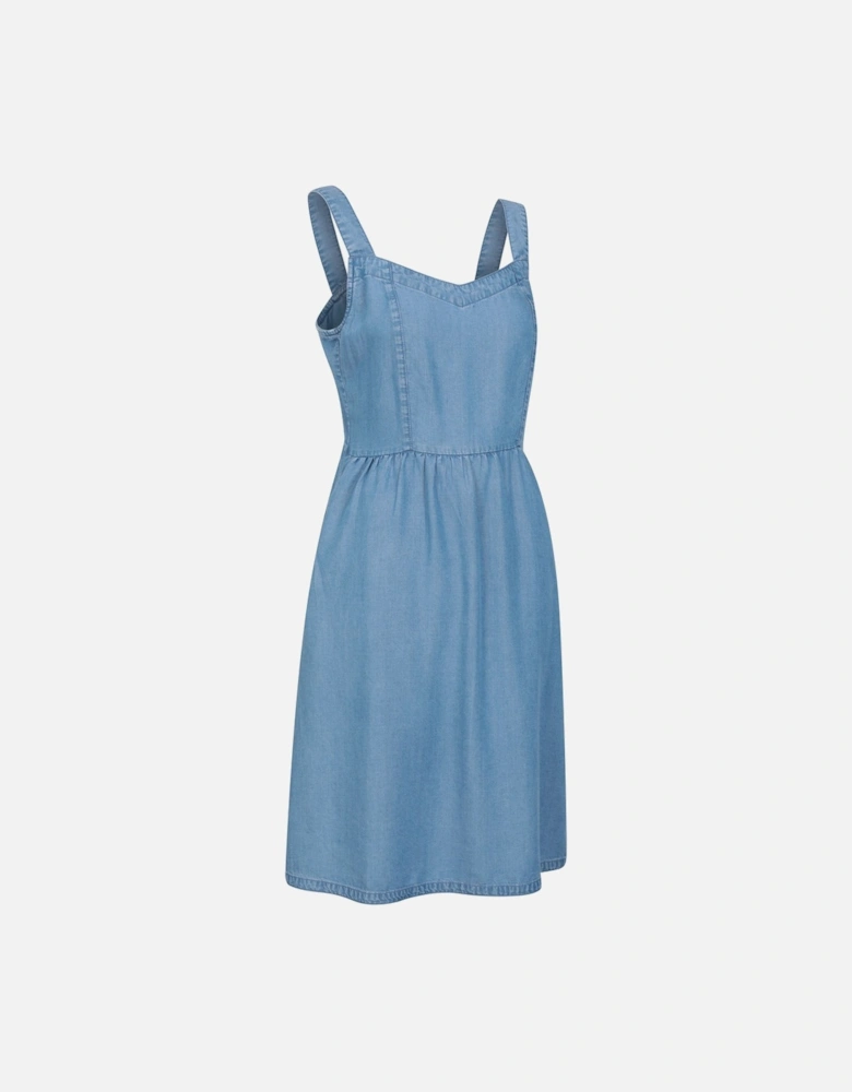 Womens/Ladies Summer Time Chambray Midi Dress