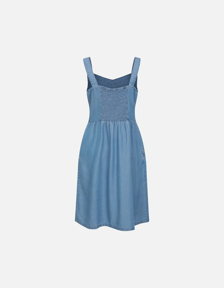 Womens/Ladies Summer Time Chambray Midi Dress