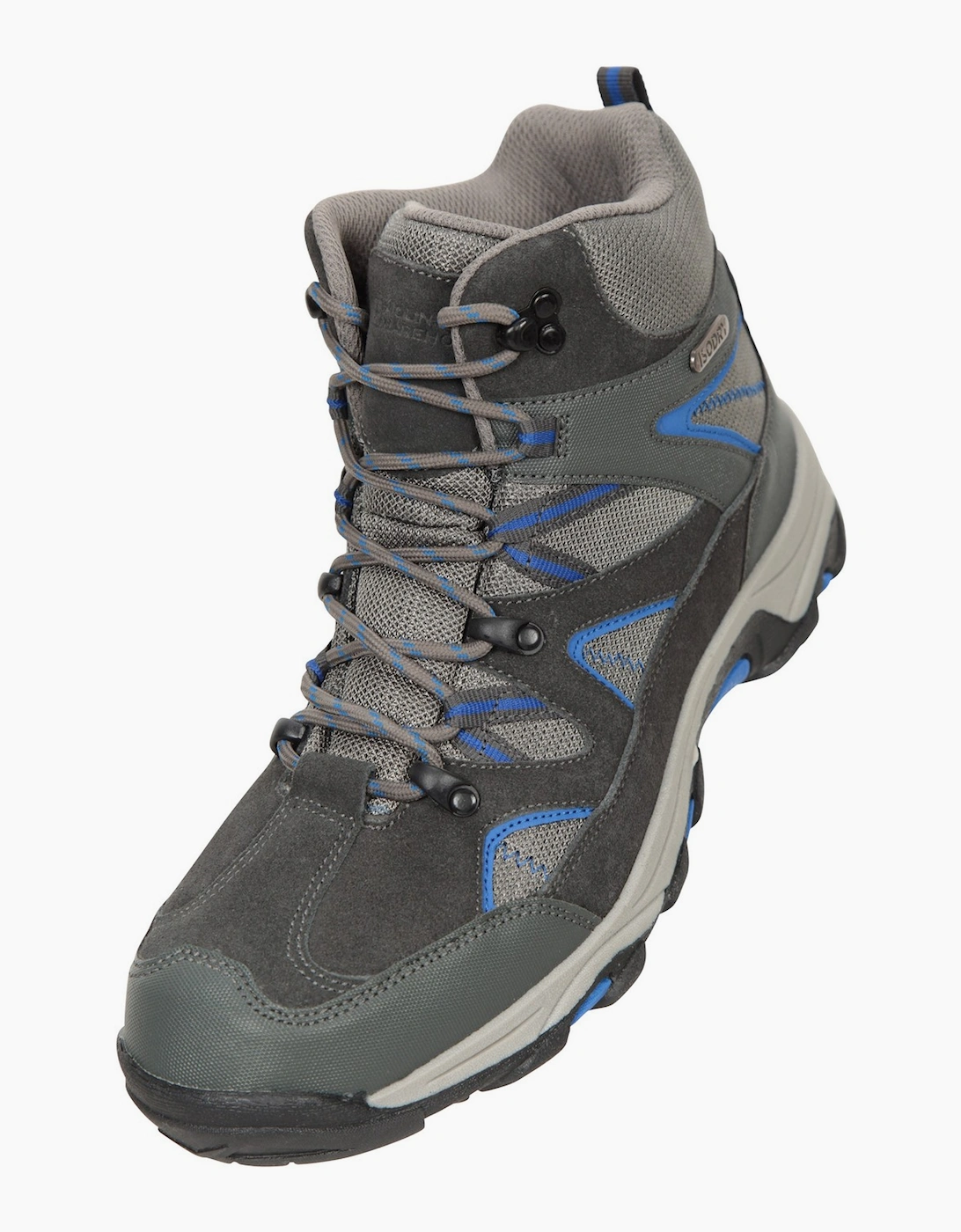 Mountain Warehouse Men's Grey Rapid Suede Hiking Boots - Size 11 UK