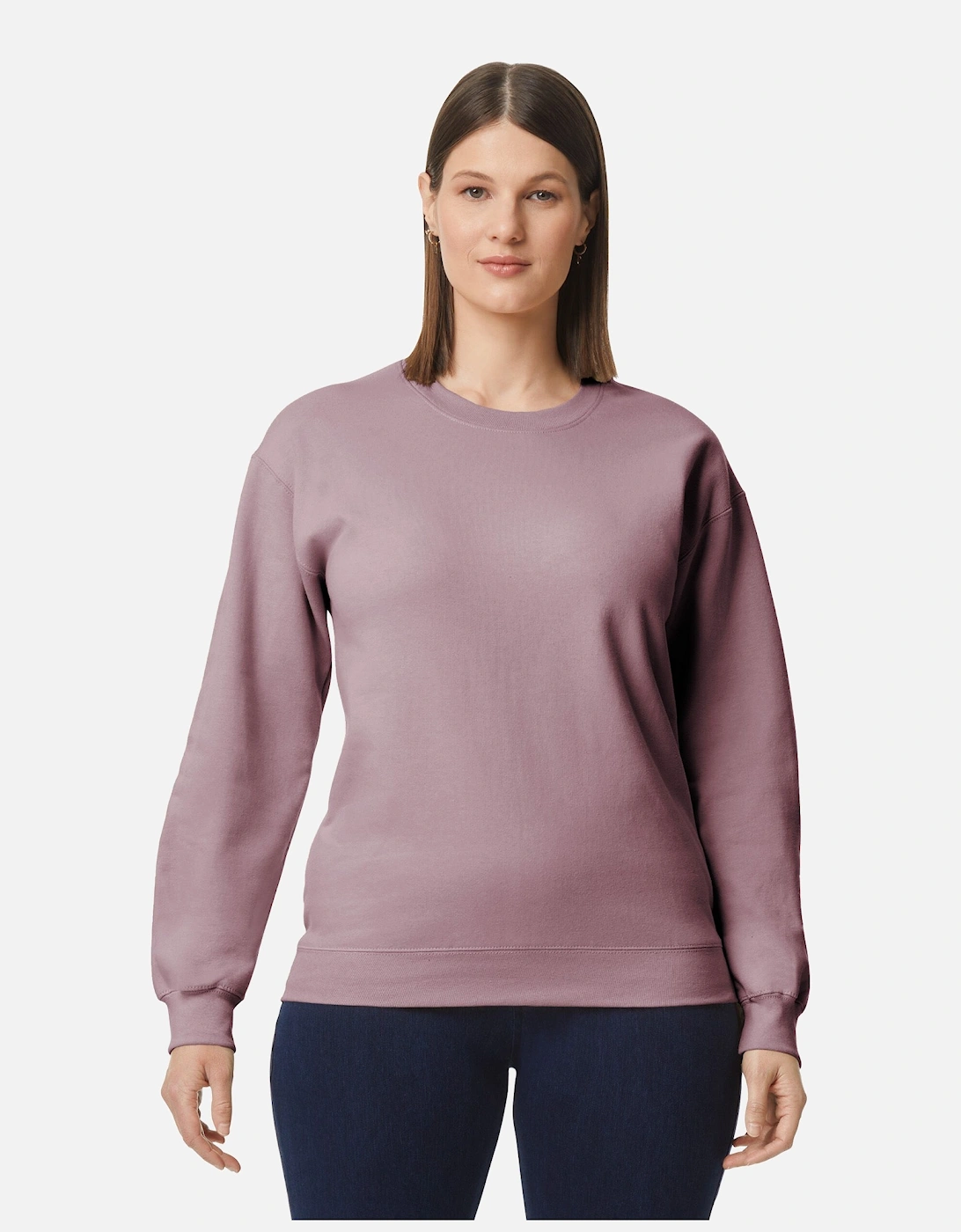 Unisex Adult Softstyle Fleece Midweight Pullover, 4 of 3