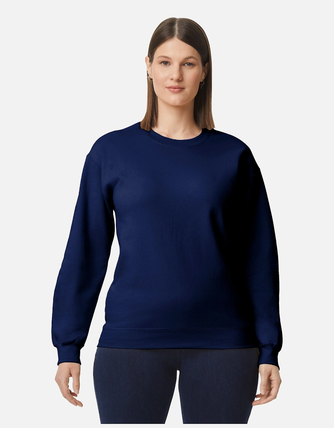 Unisex Adult Softstyle Fleece Midweight Pullover, 4 of 3