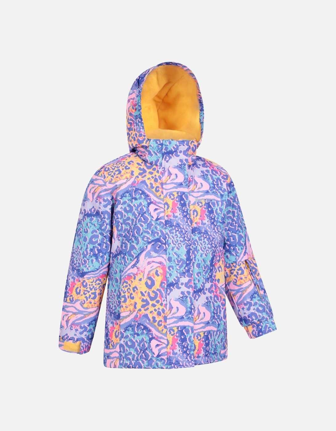 Childrens/Kids Honey Leopard Print Ski Jacket