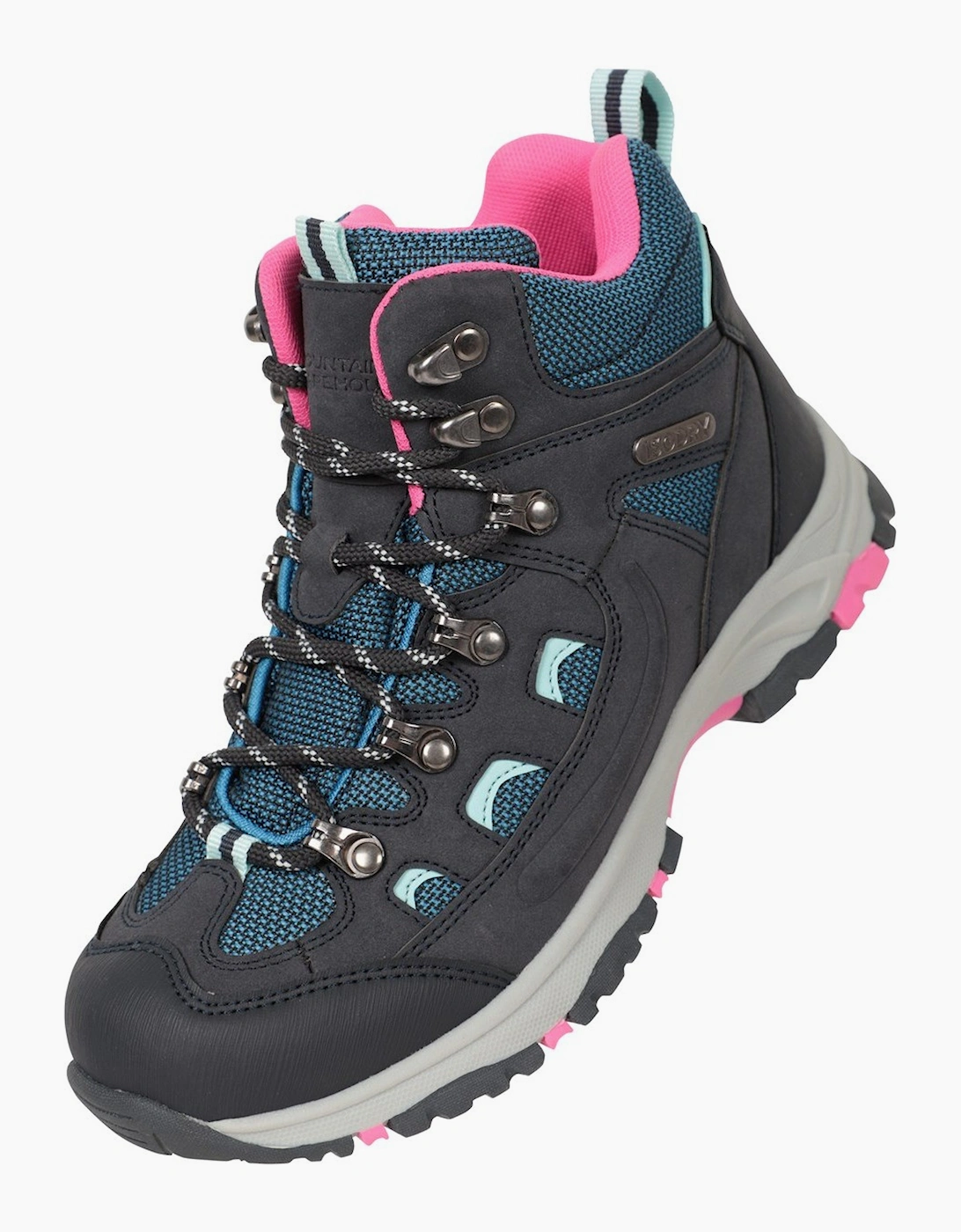 Mountain Warehouse Unisex Navy Childrens/ Adventurer Waterproof Walking Boots - Size 4 UK Kids