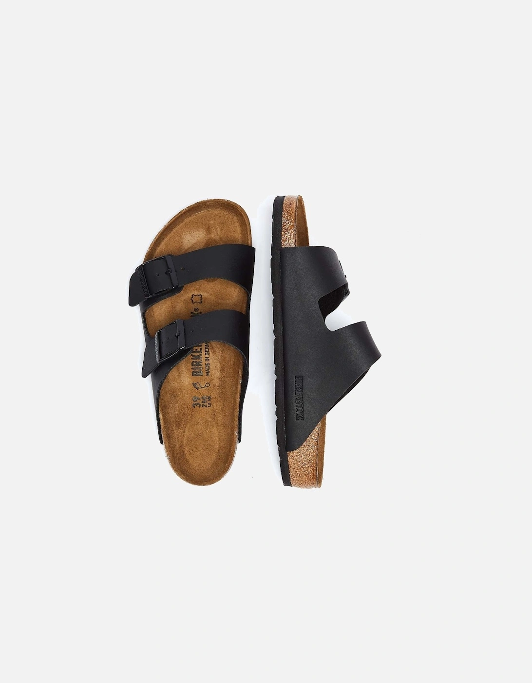 Birko-Flor Mens Black Regular Sandals
