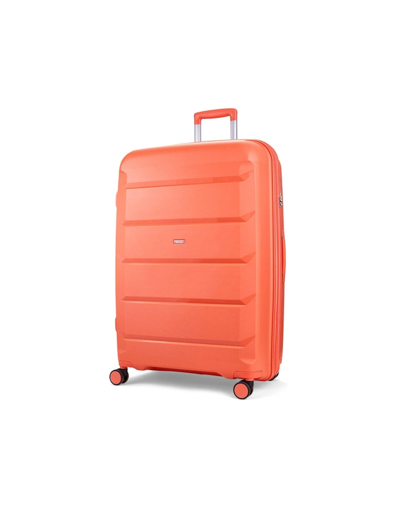 Tulum Hardshell 8-wheel spinner Large Suitcase -Peach Echo