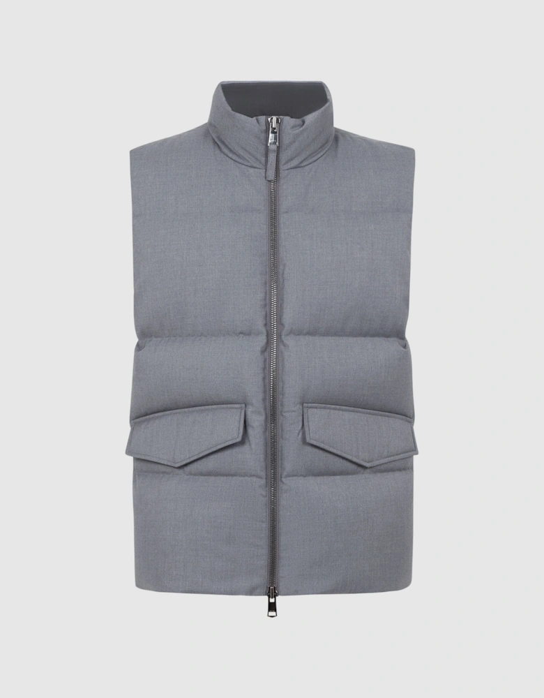 Quilted Sleeveless Gilet
