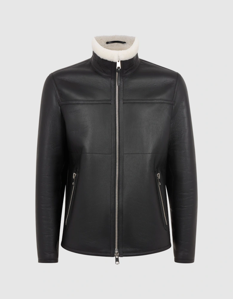 Leather Sheepskin Jacket