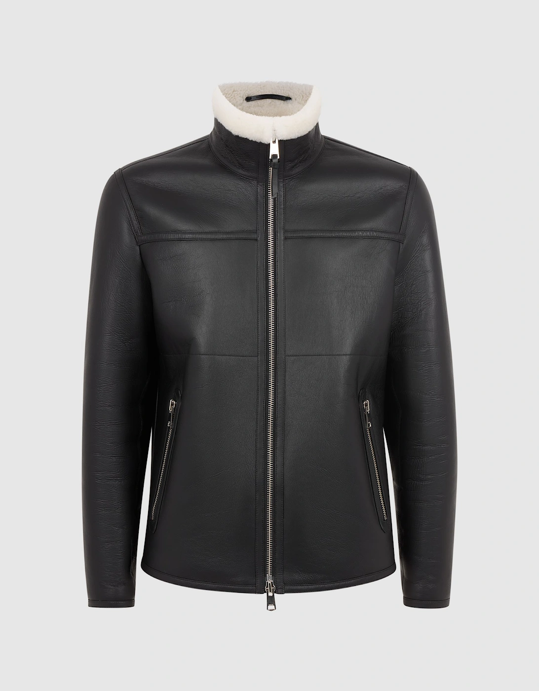 Leather Sheepskin Jacket, 2 of 1