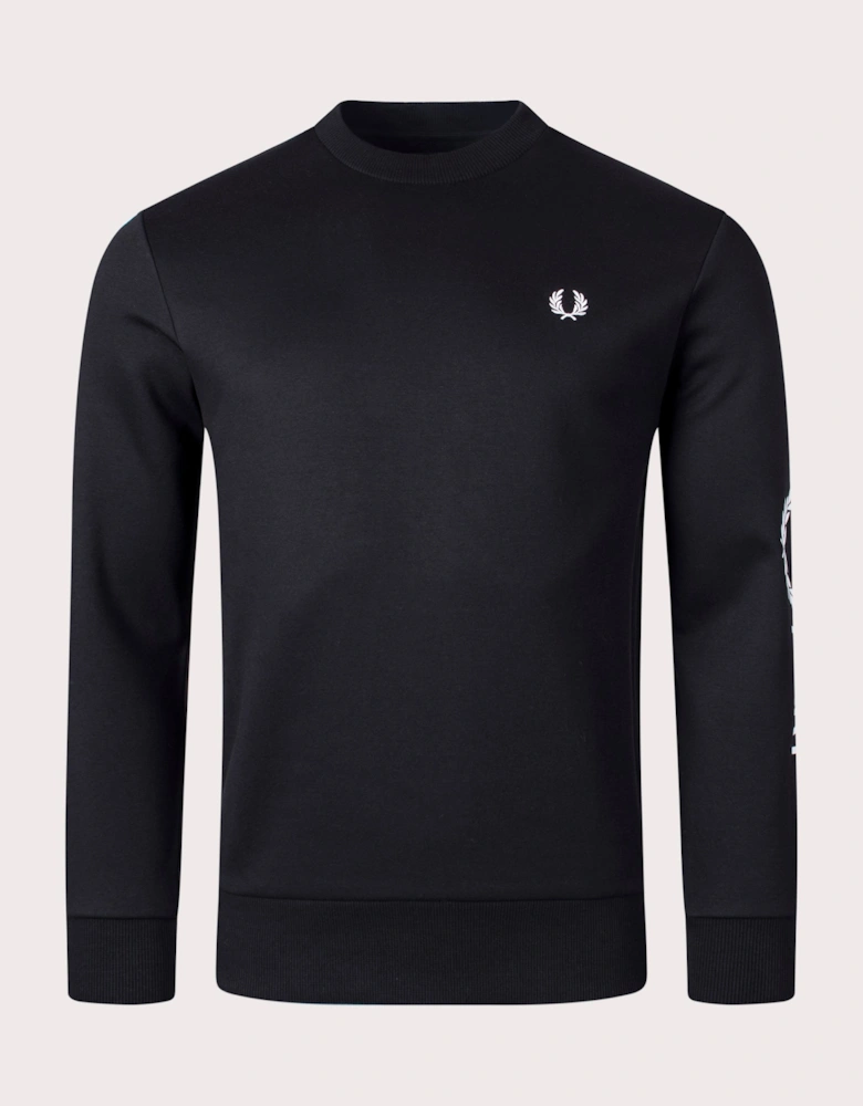 Sleeve Graphic Sweatshirt