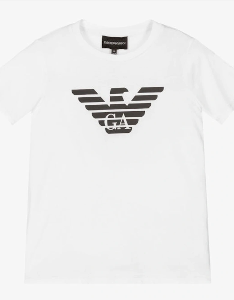 Boys White T shirt