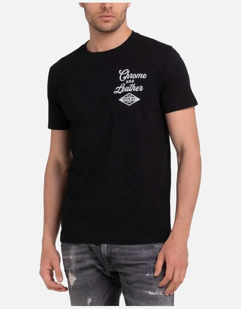 Speed Shop T Shirt With Back Print Black