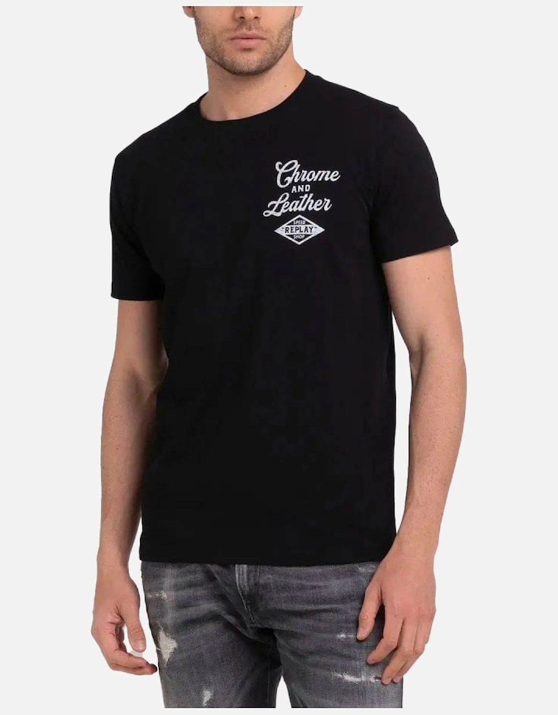 Speed Shop T Shirt With Back Print Black, 4 of 3