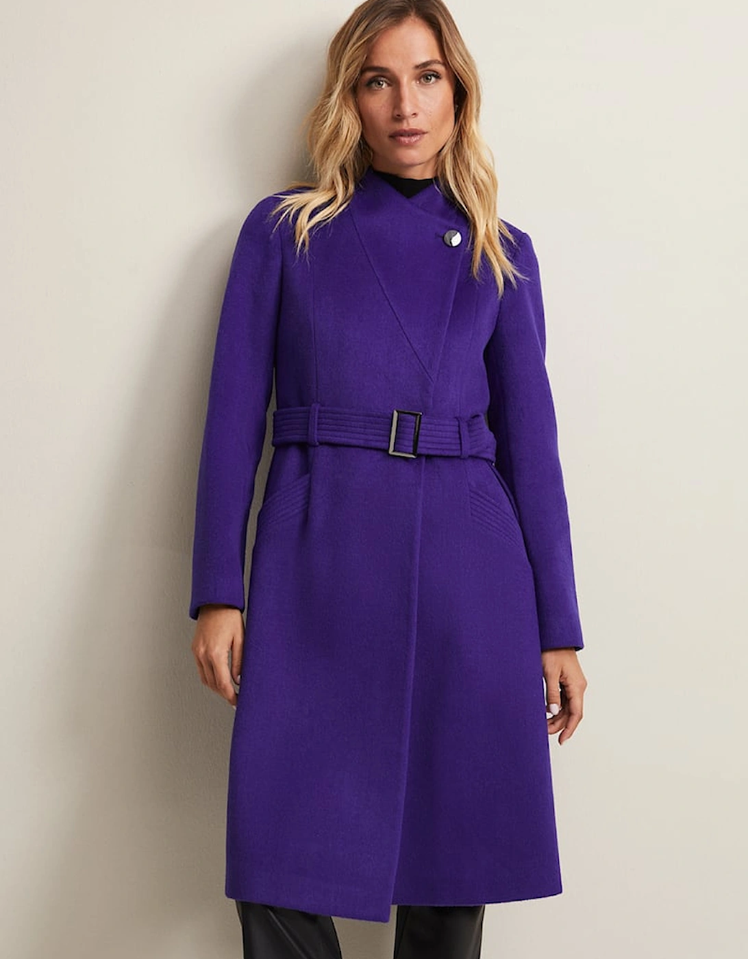 Susanna Purple Wool Coat, 9 of 8