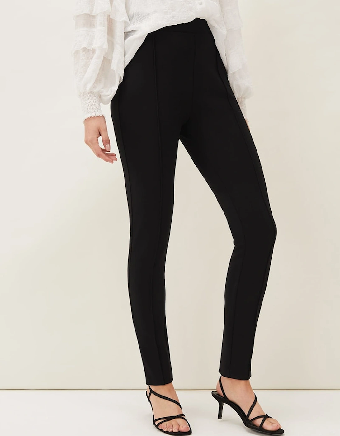 Sabrina Zip Hem Ponte Trousers