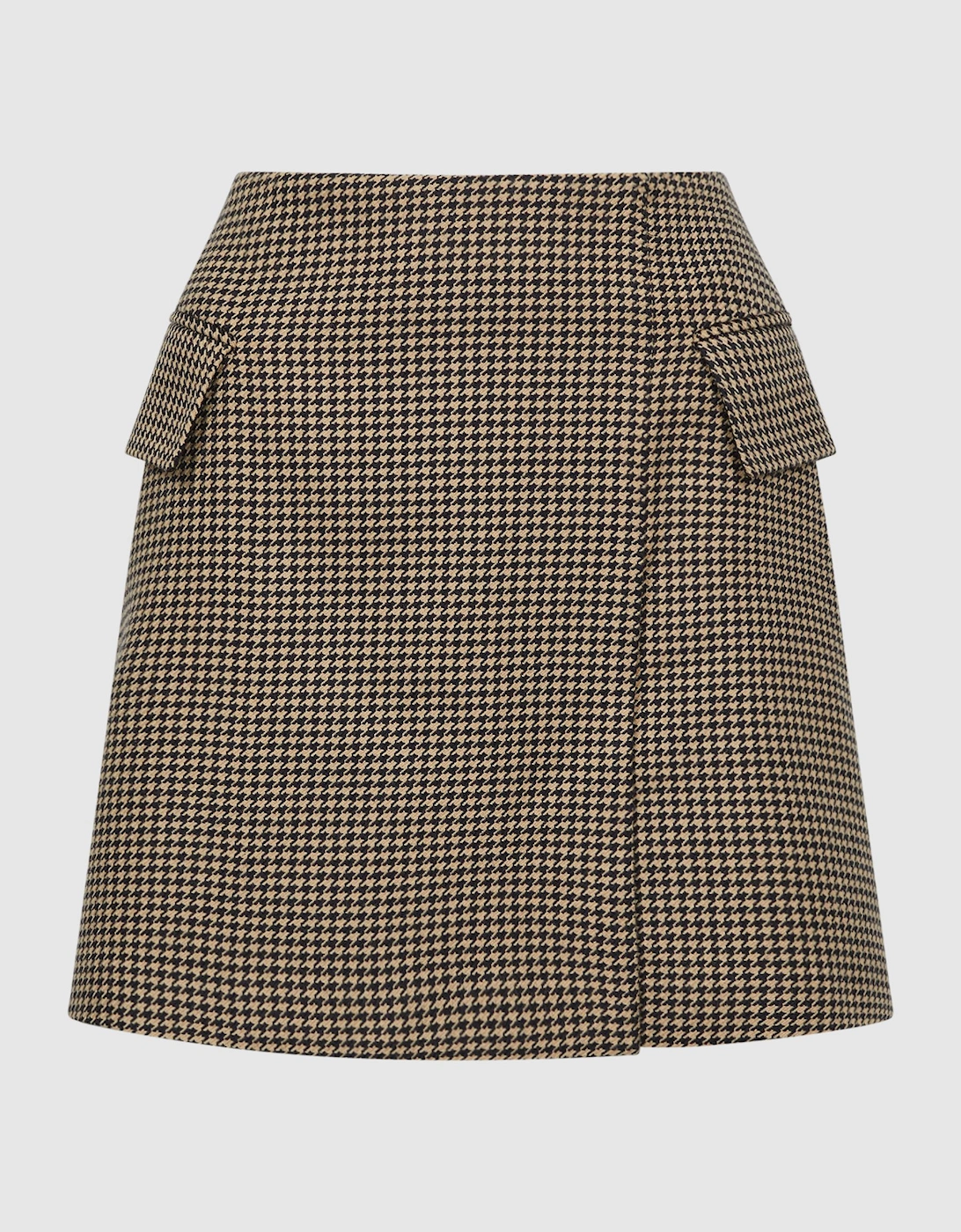 Wool Dogtooth Mini Skirt, 2 of 1