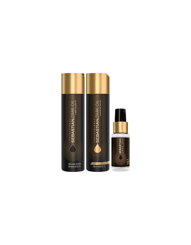 Dark Oil Frizz Taming Bundle (Worth £55.40) - Sebastian Professional