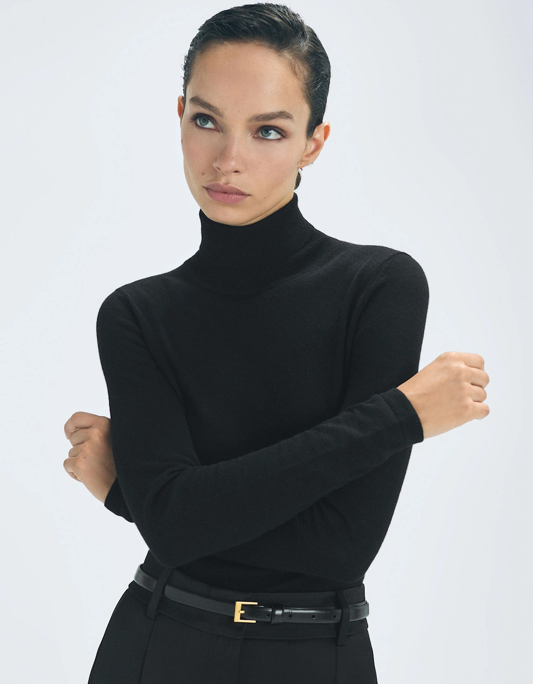 Atelier Cashmere Funnel Neck Top, 2 of 1