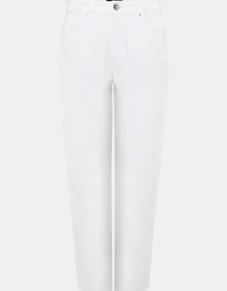 Petra Raw Hem Straight Leg Jean