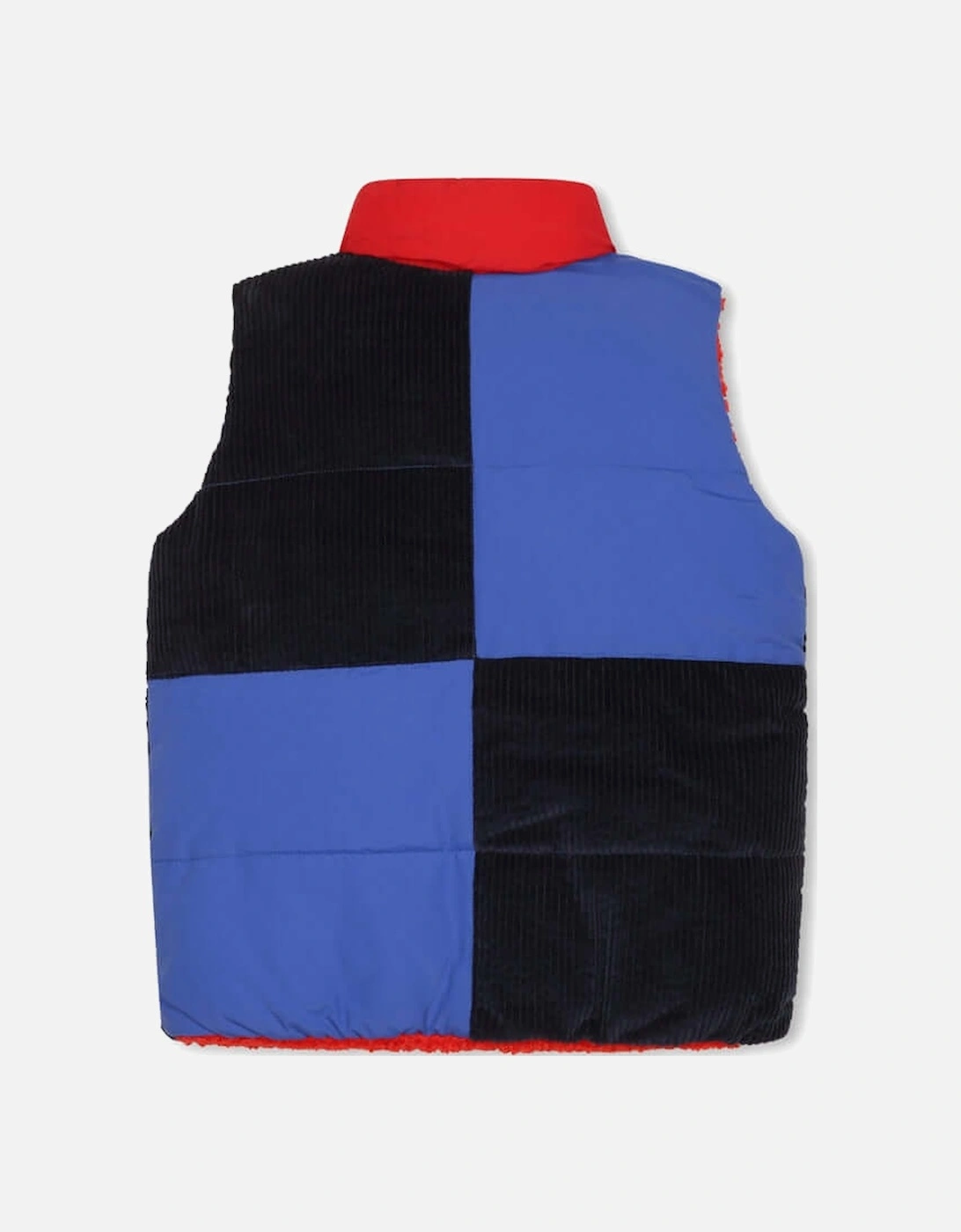 Boys Blue And Red Reversible Gilet