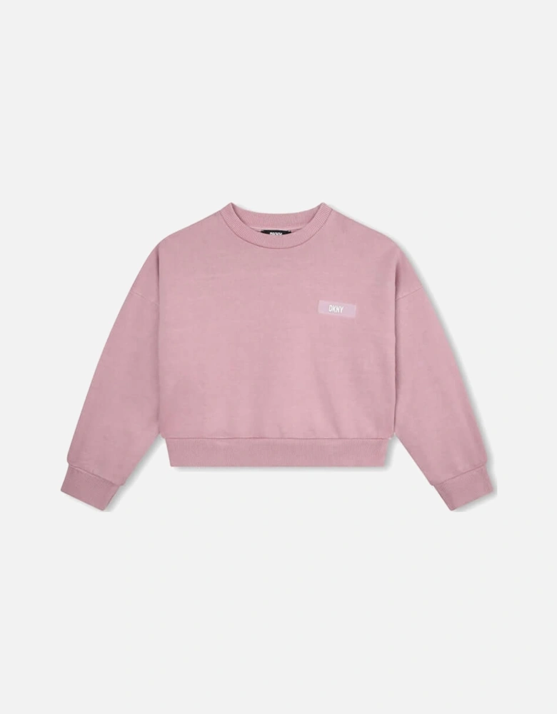 Girls Dusty Pink Sweatshirt