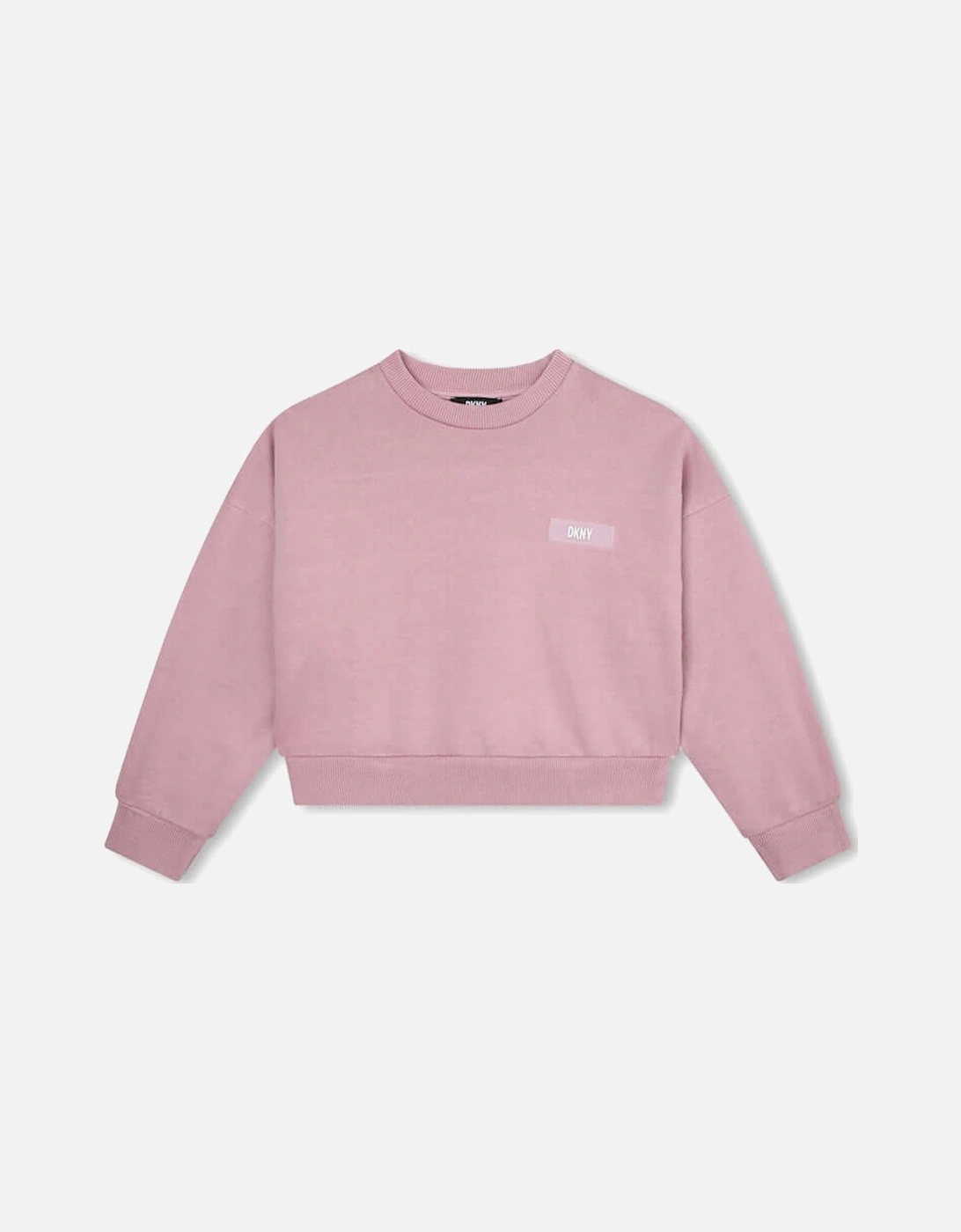 Girls Dusty Pink Sweatshirt, 4 of 3