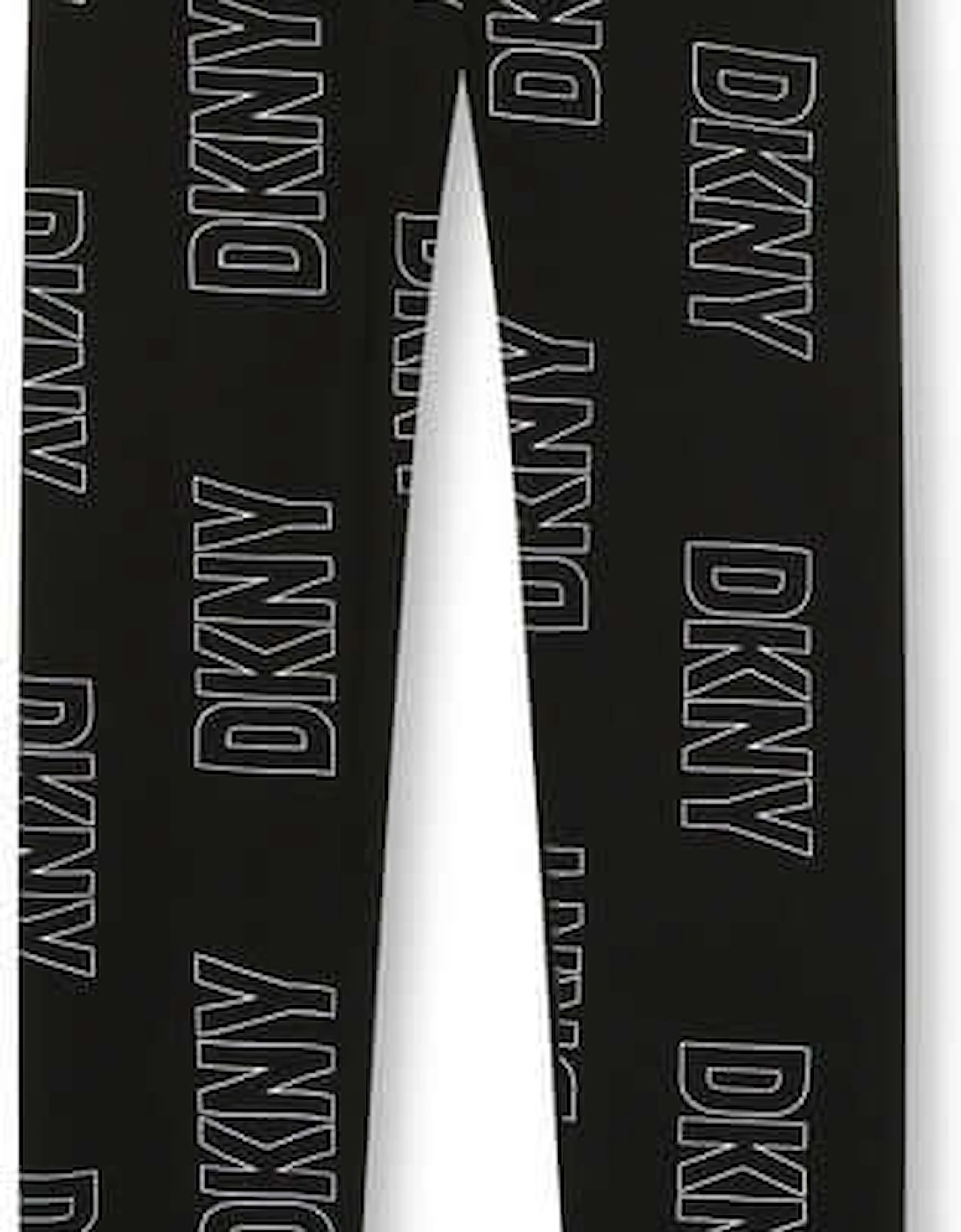 Girls Black Logo Leggings, 3 of 2