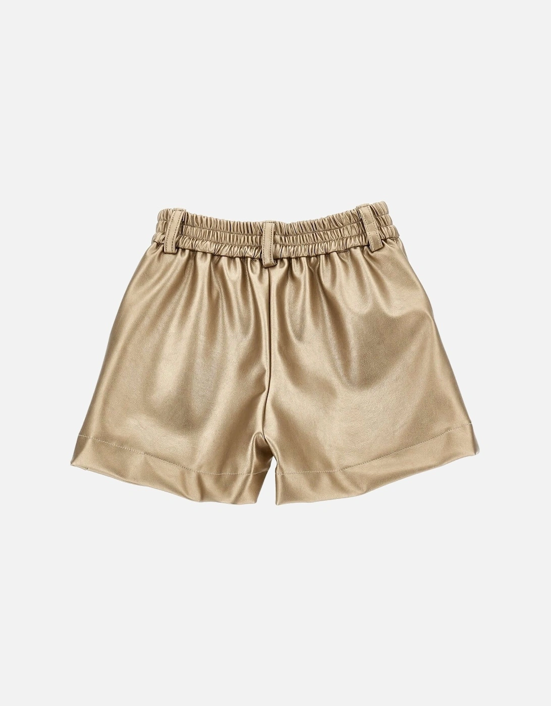 Girls Gold Shorts