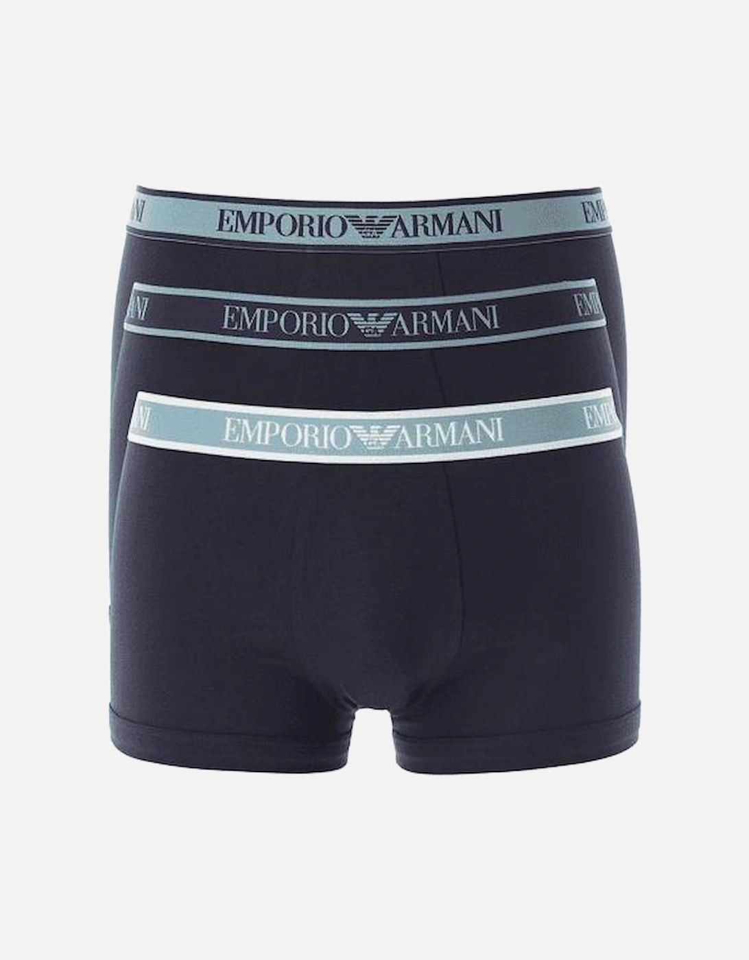 Cotton 3-Style Navy Blue Trunks Boxer, 2 of 1