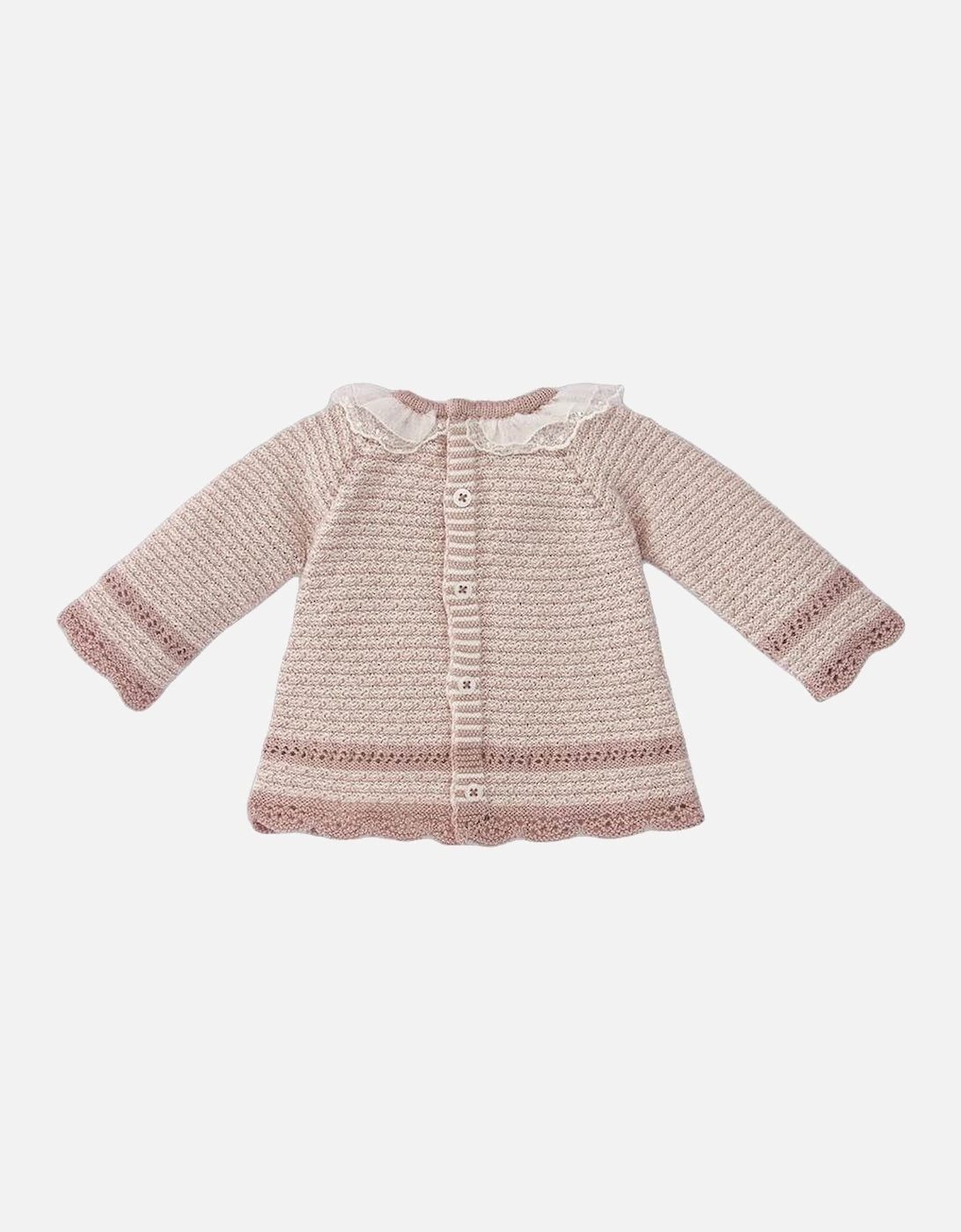 Baby Girls Rose Pink Knitted Set