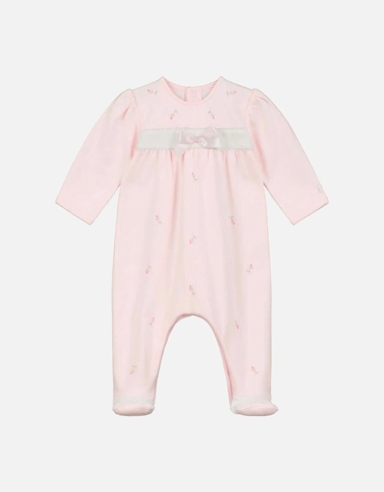 Baby Girls Pink Eloise Babygrow