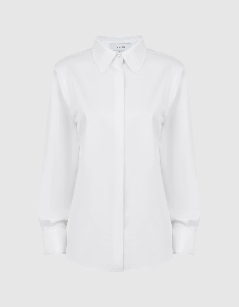 Cotton Button-Through Shirt