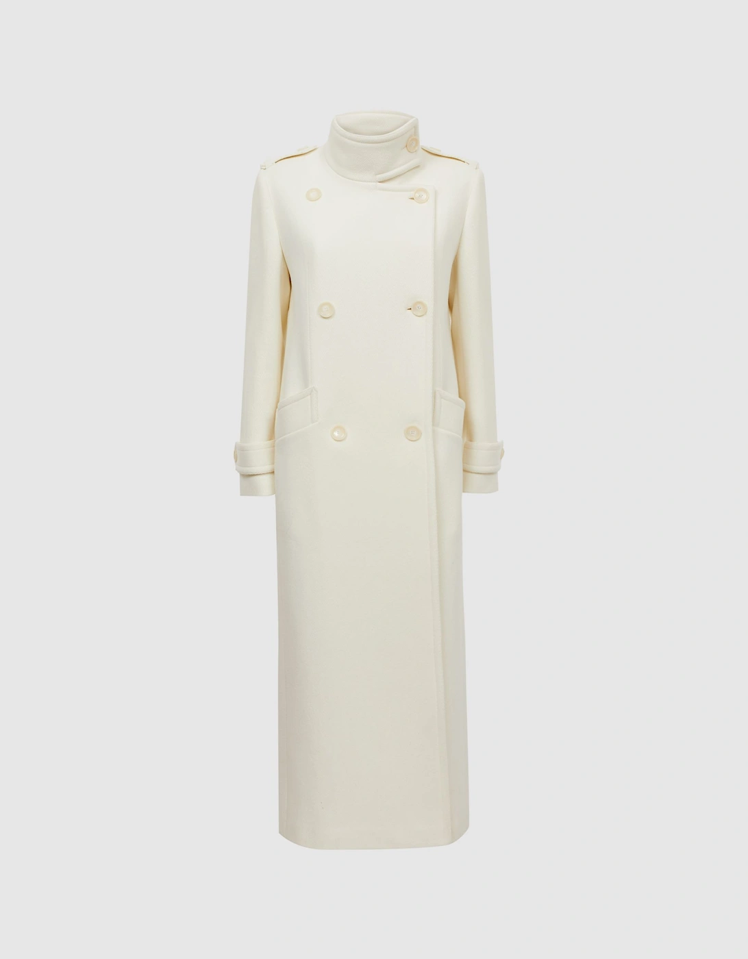 Atelier Oversized Wool Double Breasted Long Coat, 2 of 1