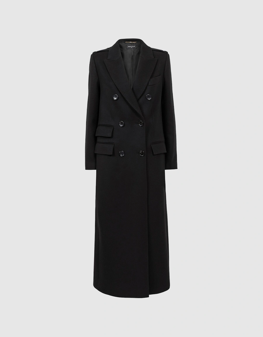 Atelier Wool-Cashmere Blend Double Breasted Long Coat, 2 of 1