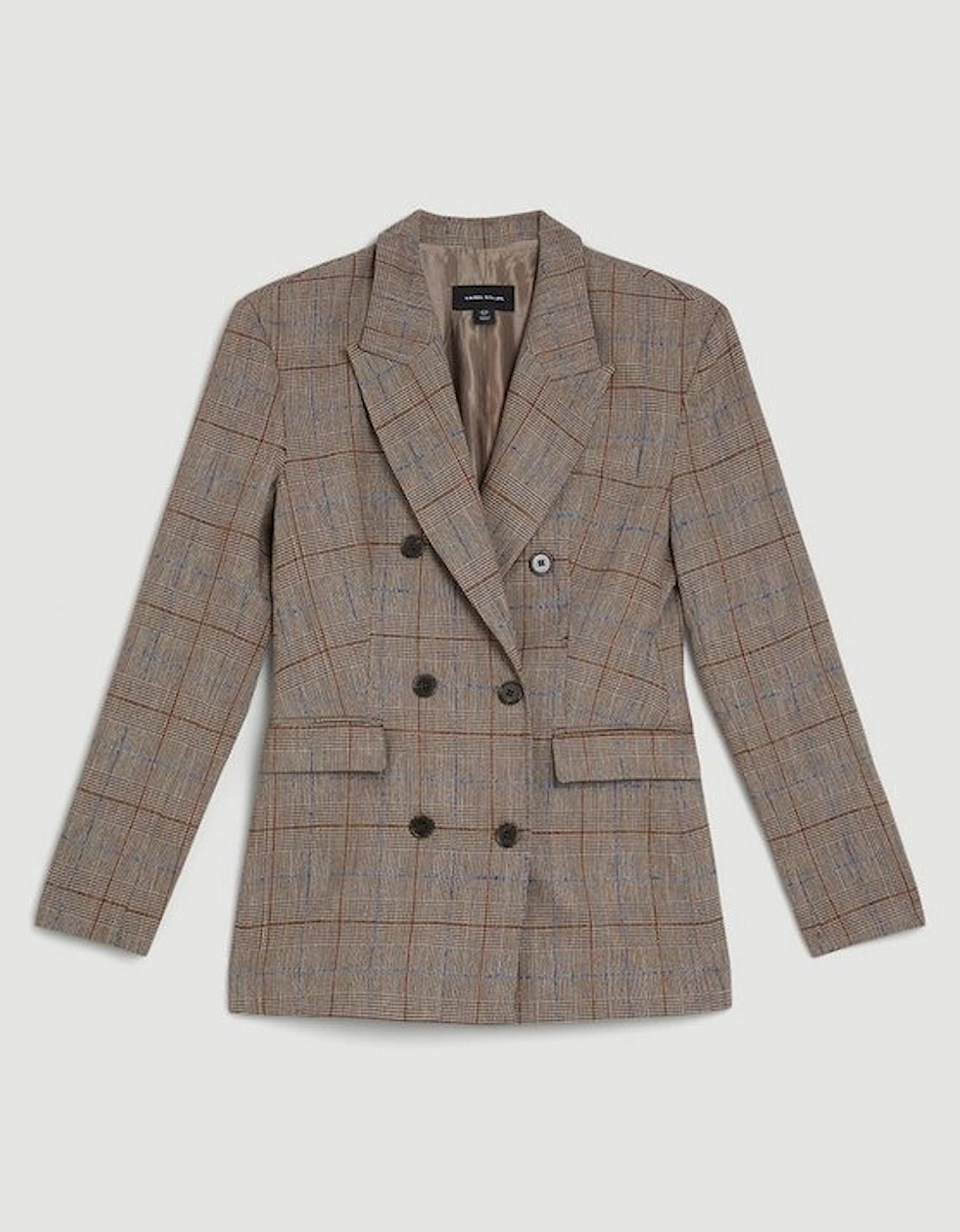 Lydia Millen Tailored Check Double Breasted Blazer
