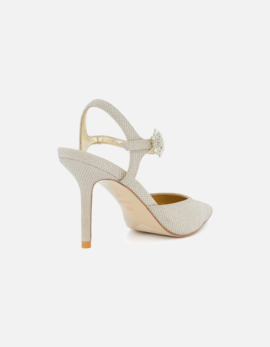 Ladies Channel - Buckle-Detail Heeled Courts