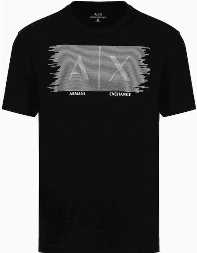 Cotton Graphic Logo Black T-Shirt