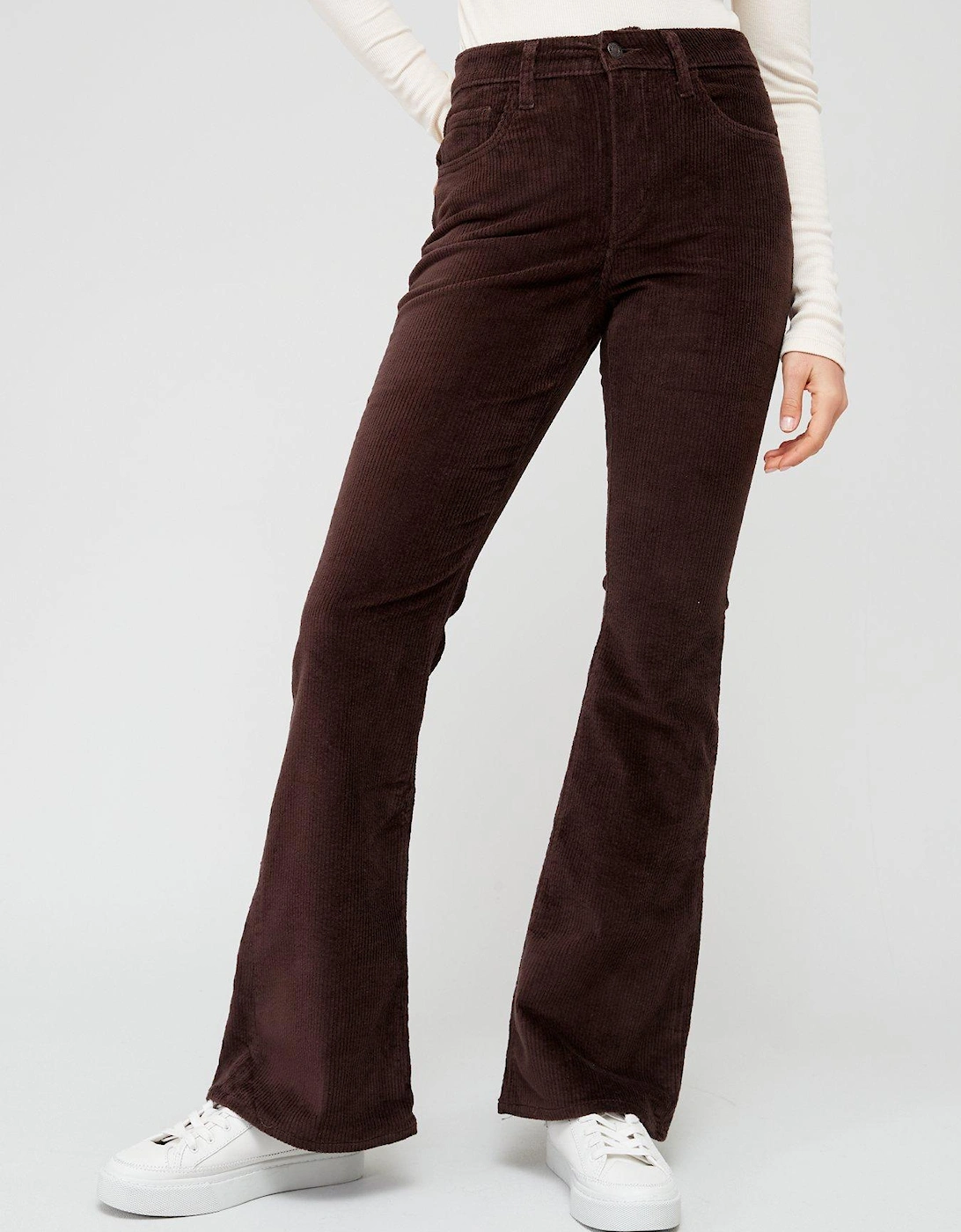 726 High Rise Flare Jean - Mole - Brown, 3 of 2