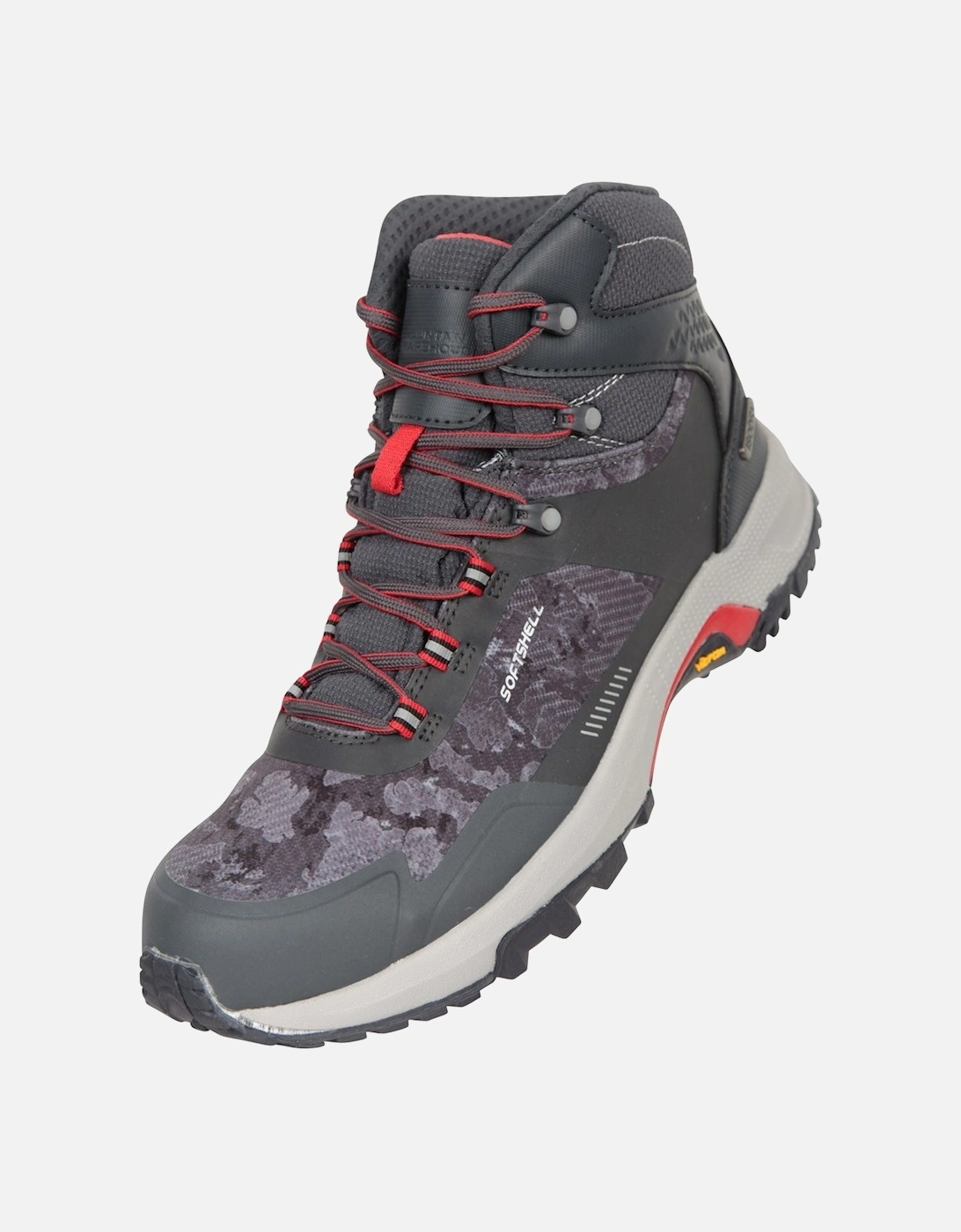 Mens Extreme Spectrum Camo Softshell Walking Boots, 6 of 5