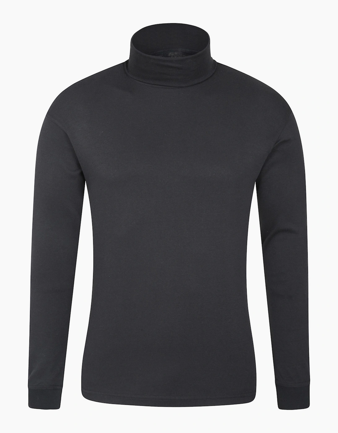 Mountain Warehouse Men's Black Meribel Cotton Thermal Top - Size: 32