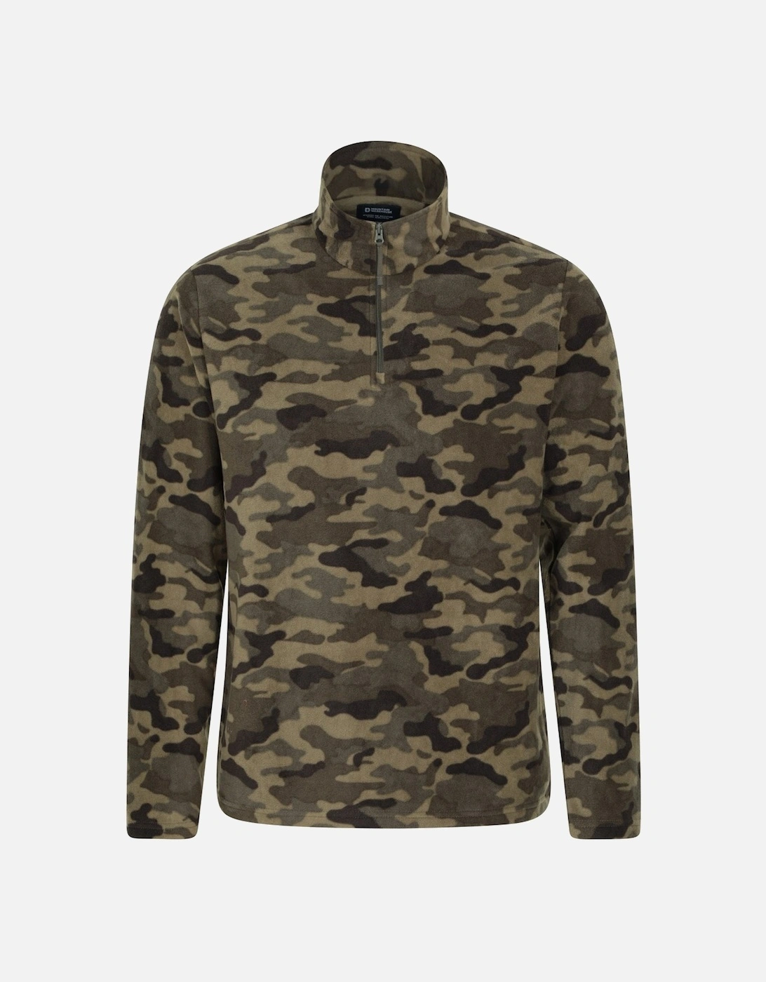 Mens Camber II Camo Half Zip Fleece Top, 6 of 5