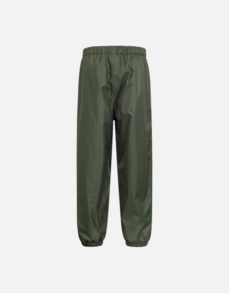 Childrens/Kids Fleece Lined Waterproof Trousers