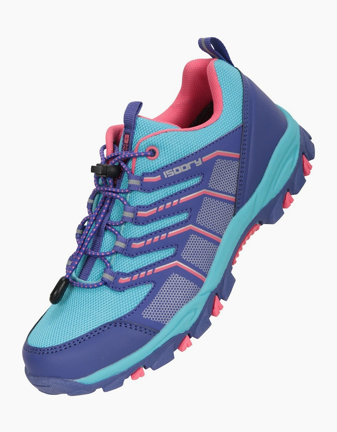 Mountain Warehouse Blue Childrens/Kids Bolt Waterproof Trainers - 12 Uk Child - 60% Pu (Polyurethane)/10% Rubber/10% Phylon/10% Eva/10% Mesh - Image 2