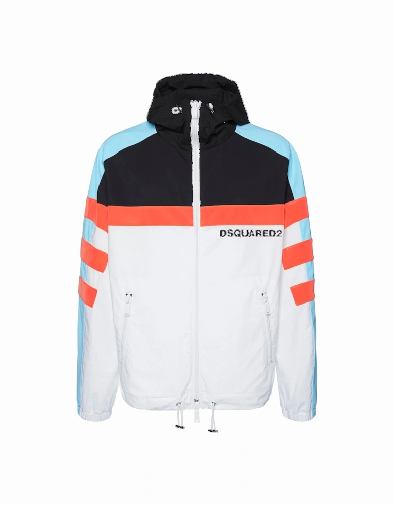 Mens Tracksuit Bomber White