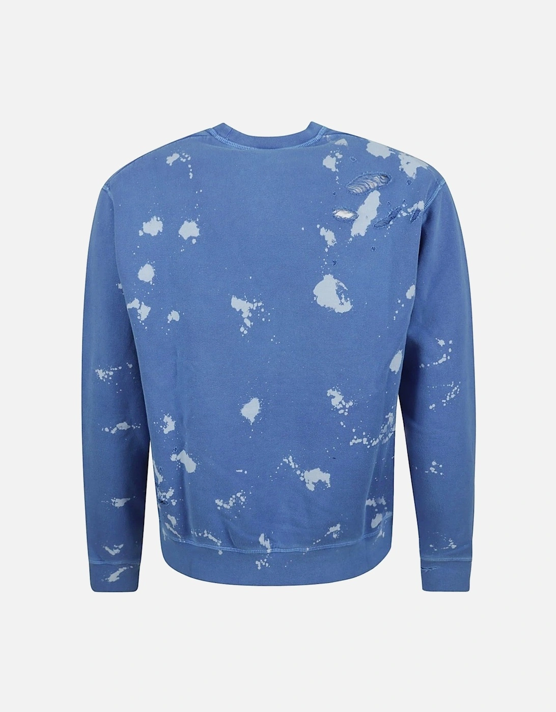 Mens Logo Cotton Sweatshirt Baja Blue