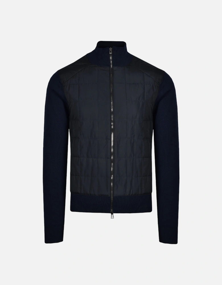 Kelbrook Zip Cardigan Washed Navy