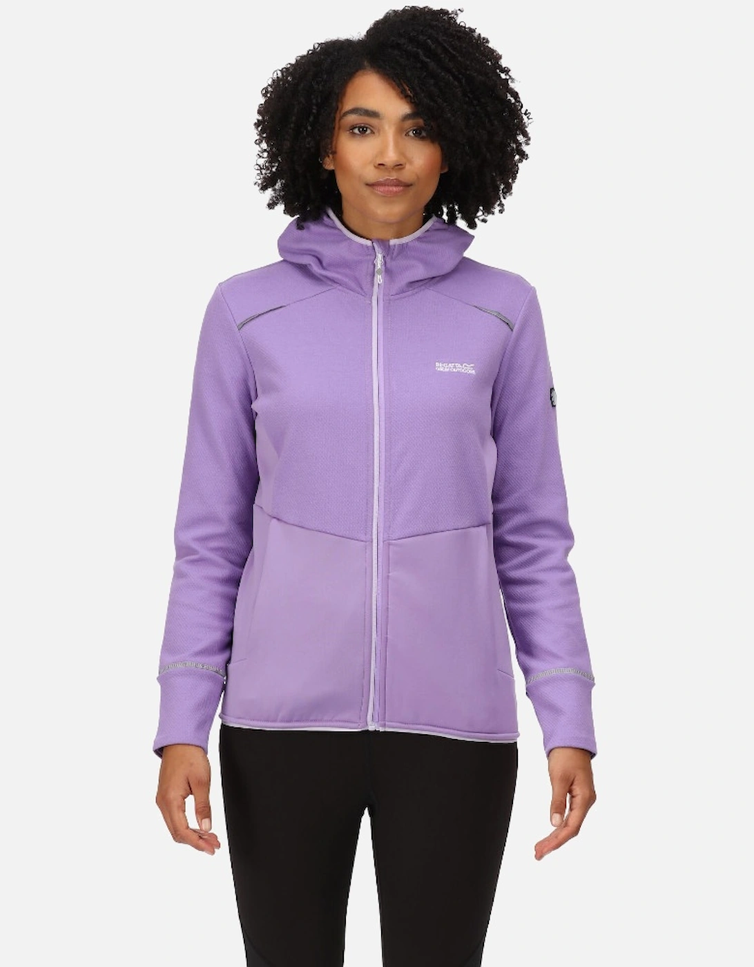 Womens Highton Pro Textured Full Zip Fleece Jacket, 3 of 2