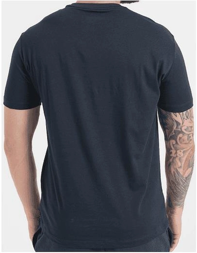 Cotton AX Logo Navy T-Shirt