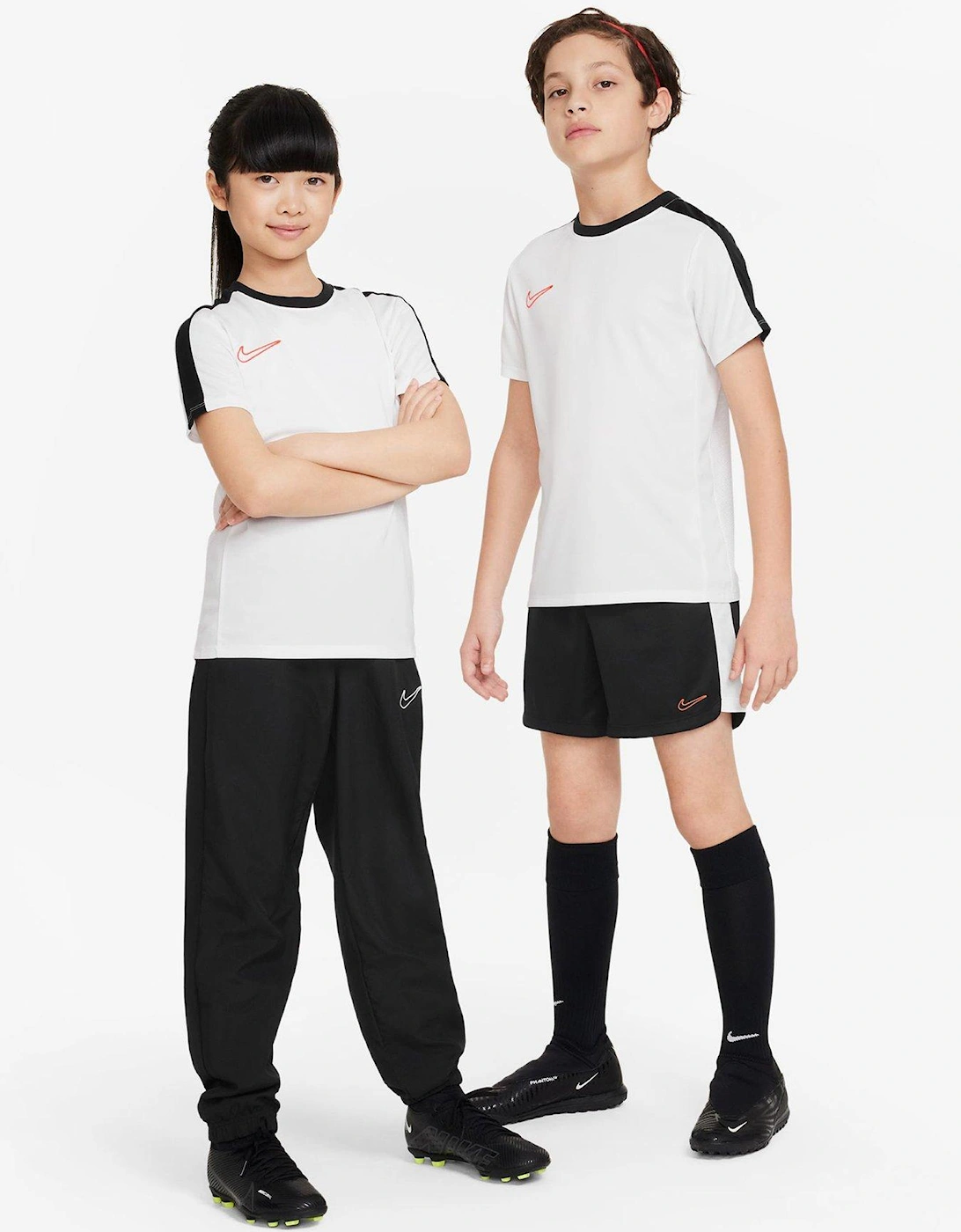 Junior Academy 23 Dry Short Sleeve T-Shirt - White