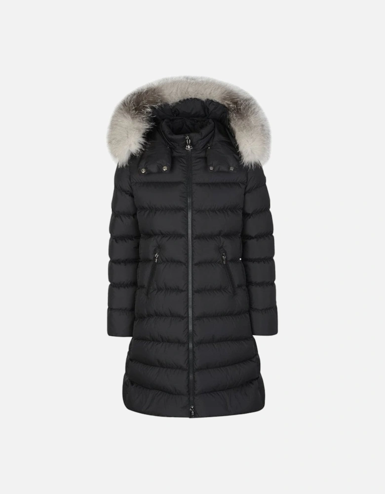 Kids Abelle Long Coat Black